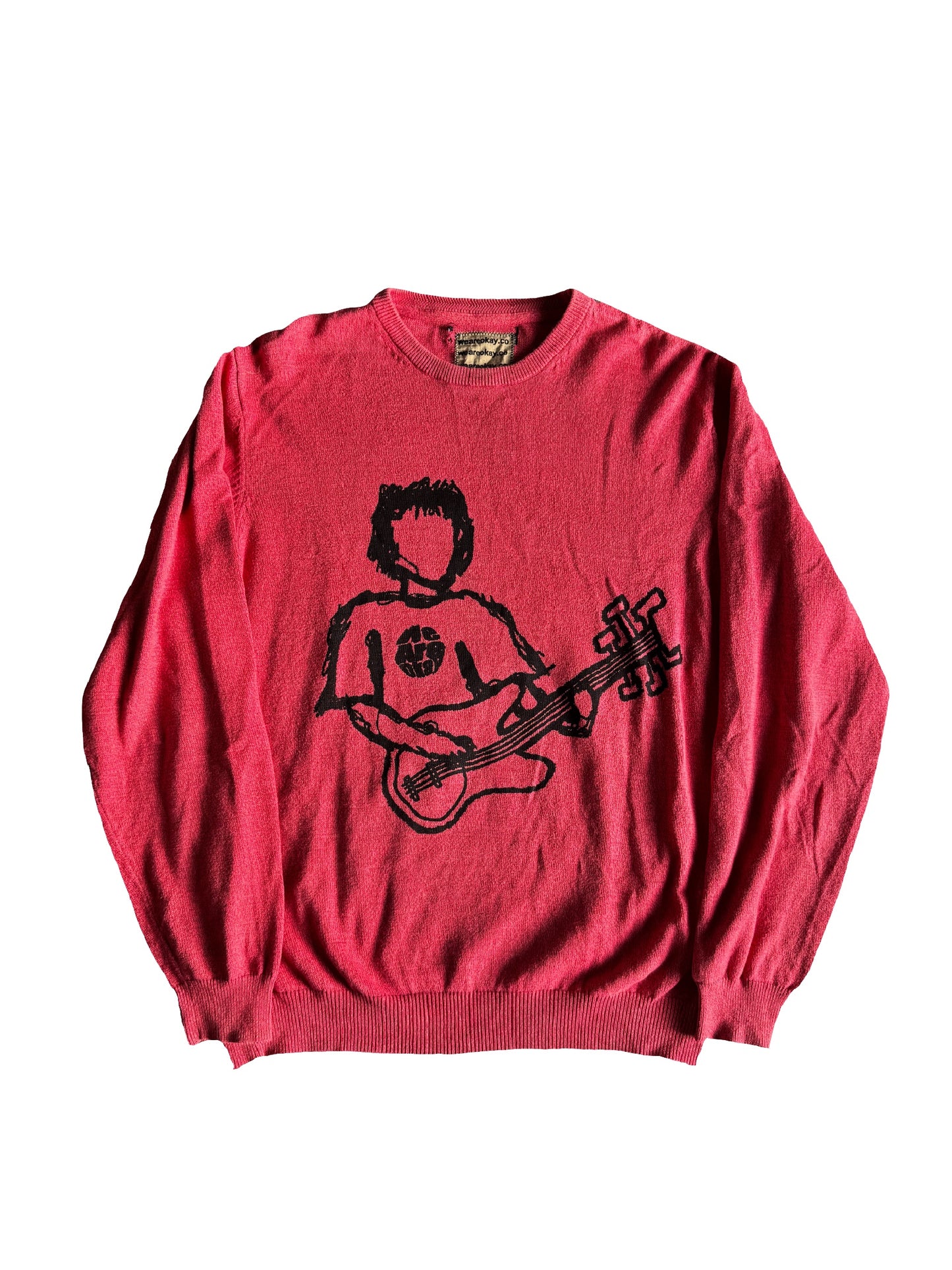 RED ROCKSTAR KNIT (L)