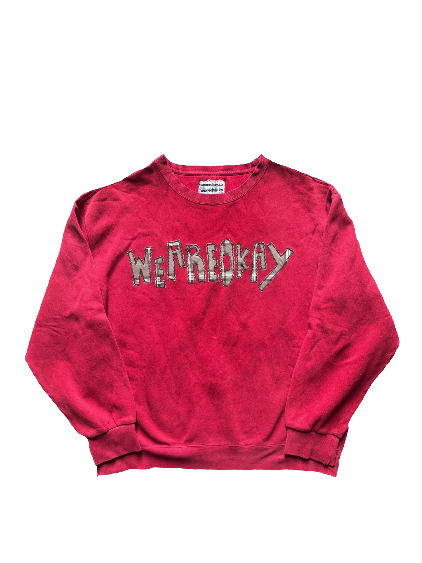 WEAREOKAY APPLIQUÉ SWEATSHIRT (M)