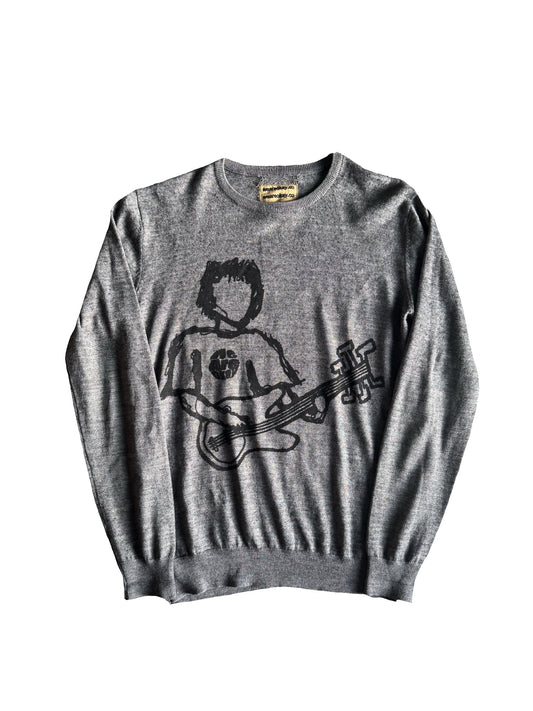GREY ROCKSTAR KNIT (S)