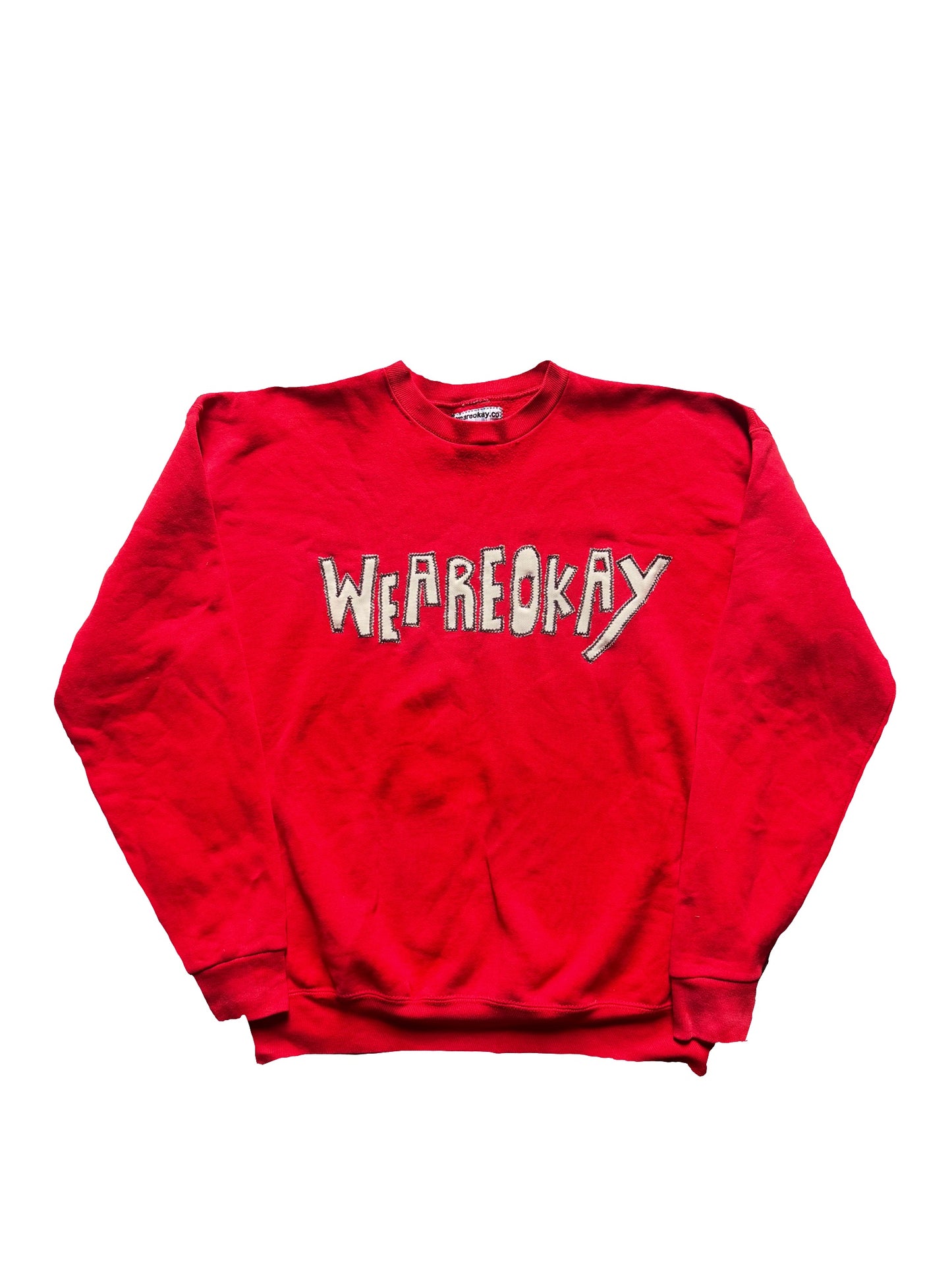 WEAREOKAY APPLIQUÉ SWEATSHIRT (L)