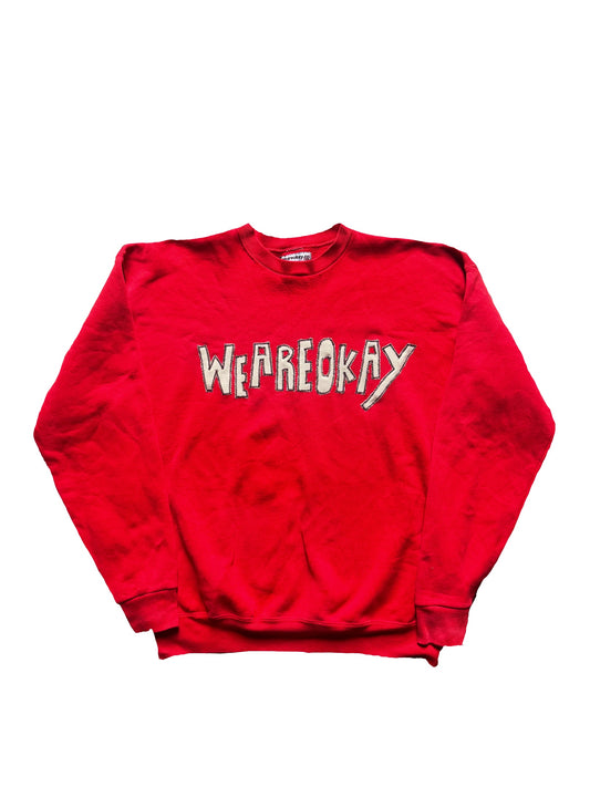 WEAREOKAY APPLIQUÉ SWEATSHIRT (L)